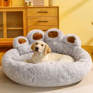 Soft Plush Sofa‑Style Pet Bed – Cozy Cushion for Small to Large Dogs & Cats