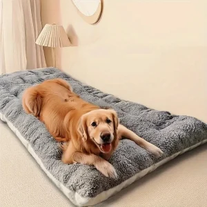 Large Plush Dog Bed – Thickened Super Soft Polyester Mat for Small, Medium & Large Dogs