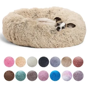Extra  Large  Round  lush  Pet  Bed  for  Large  Dogs  &  Medium  Dogs  –  Super‑Soft  Winter  Sleeping  Mat