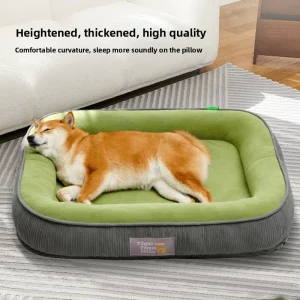 Extra Large Orthopedic Dog Sofa Bed – Washable Cover & All Season Support Foam