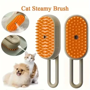 3‑in‑1 Pet Spray & Massage Brush – Grooming Tool for Dogs & Cats