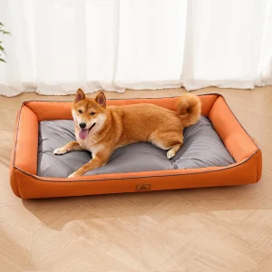 All Season Waterproof Square Pet Bed – Full Filled Sofa Mat for Dogs & Cats