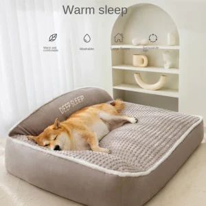 Non Slip Winter Warm Pet Bed – Cozy Nest for Small & Medium Dogs and Cats