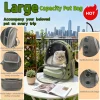 Transparent Pet Carrier Backpack – Durable Outdoor Travel Bag for Cats & Small Dogs with Breathable Ventilation