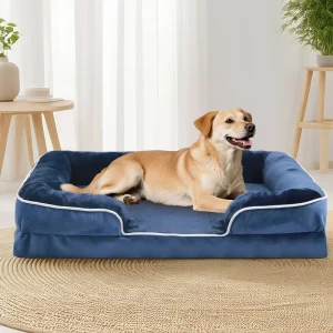 Extra Large Orthopedic Dog Sofa Bed – Washable Cover & All‑Season Support Foam